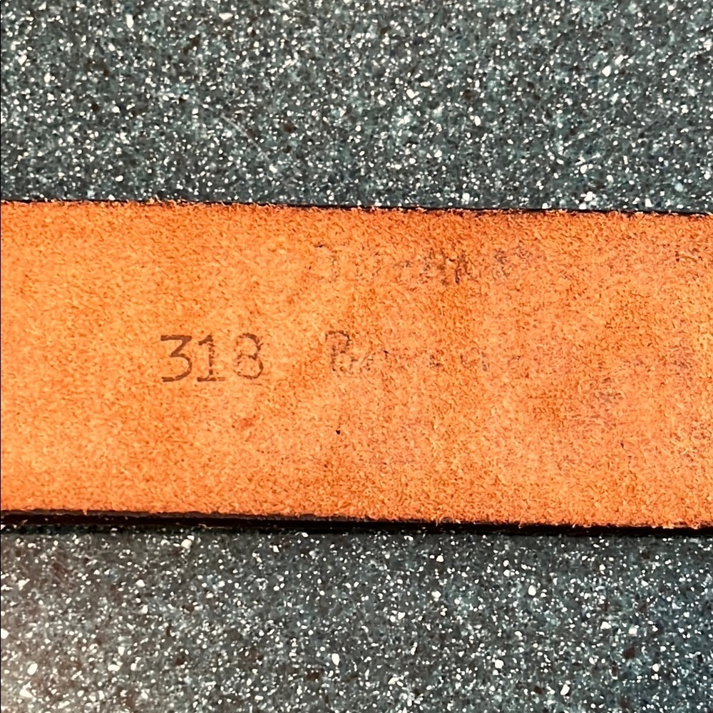 vintage Hand tooled leather belt "Jo Ann" Made in USA - Picture 10 of 14